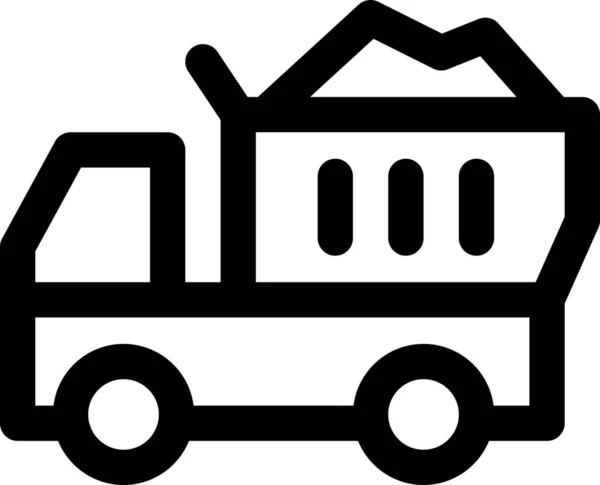 Εικονίδιο Εμπορευματοκιβωτίου Οχήματος — Διανυσματικό Αρχείο