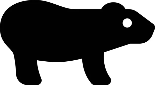 Animal Bear Carnivore Icon — Stock Vector