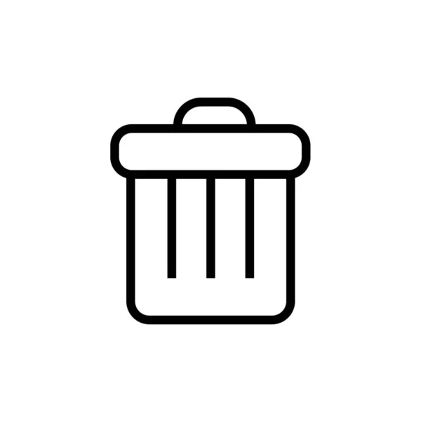 Delete Delete Tool Design Tool Icon Gliederungsstil — Stockvektor