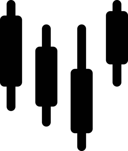 Icono Del Precio Del Diagrama Vela Categoría Mixta — Archivo Imágenes Vectoriales