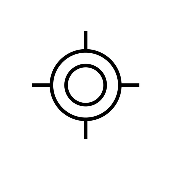 Location Location001 Marker Icon Outline Style — стоковый вектор