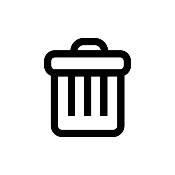 Delete Delete Tool Design Tool Icon Gliederungsstil — Stockvektor