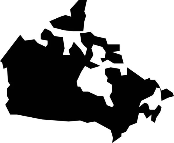 America Canada Capital Icon — Vector de stock
