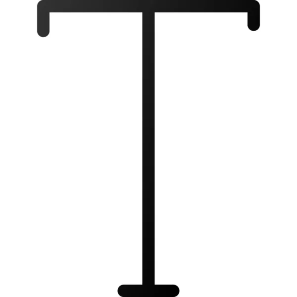 Typ Verktyg Teckensnitt Ikon — Stock vektor