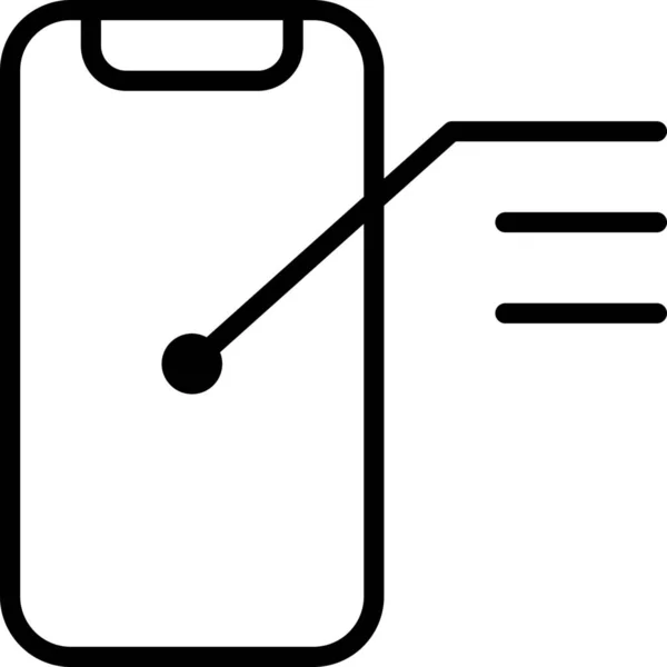 Icona Diagnostica Del Dispositivo Guasto Nello Stile Outline — Vettoriale Stock