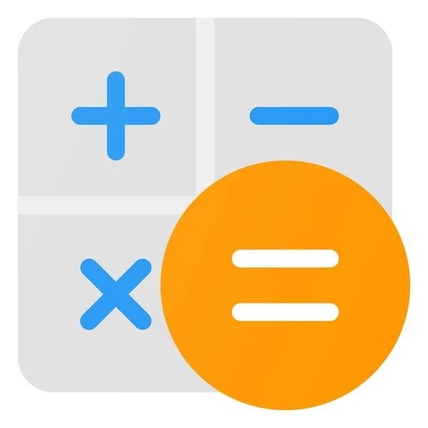Иконка Калькулятора Категории Бизнес Управление — стоковый вектор