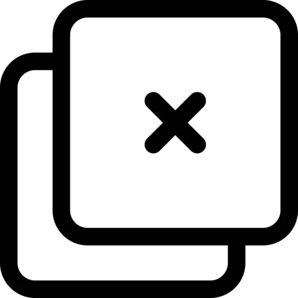 Copy Error Gallery Icon — Stock Vector