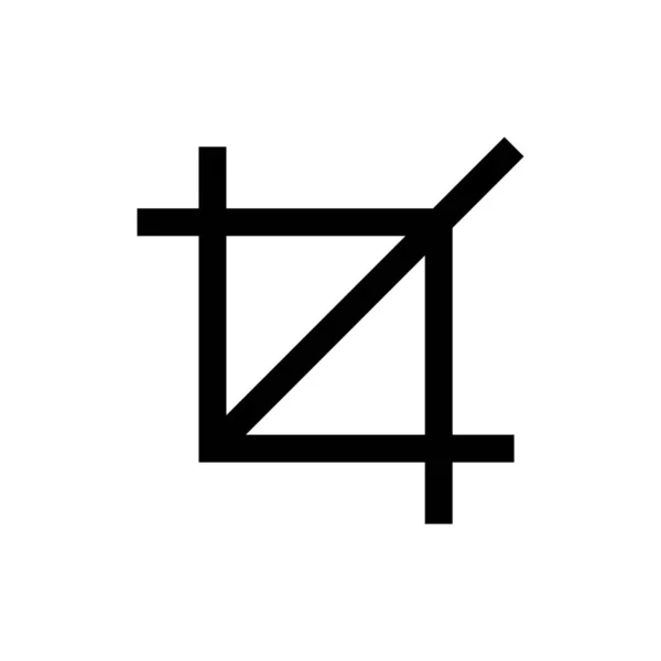 Ernte Werkzeug Schnitt Symbol Outline Stil — Stockvektor