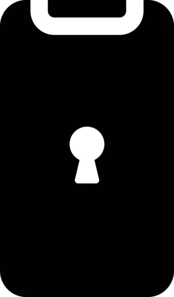 Device Iphone Keyhole Icon Mobile Devices Apps Category — Stockový vektor