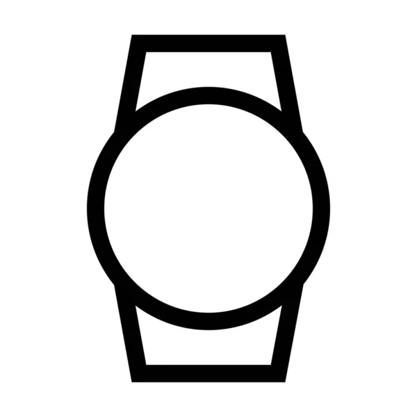 App Anwendungen Smartwatch Symbol Outline Stil — Stockvektor