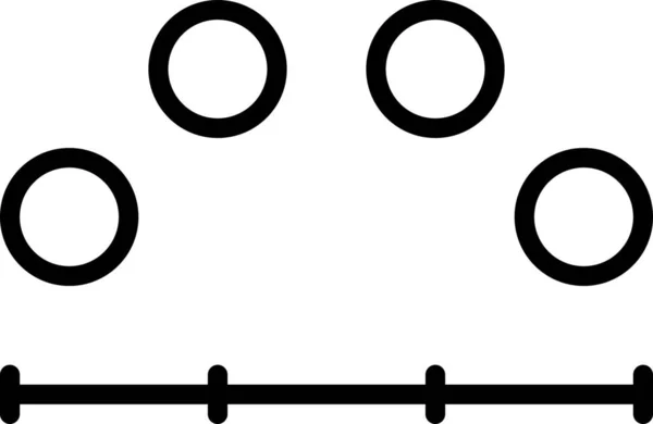 Иконка Прыжка Мяча — стоковый вектор