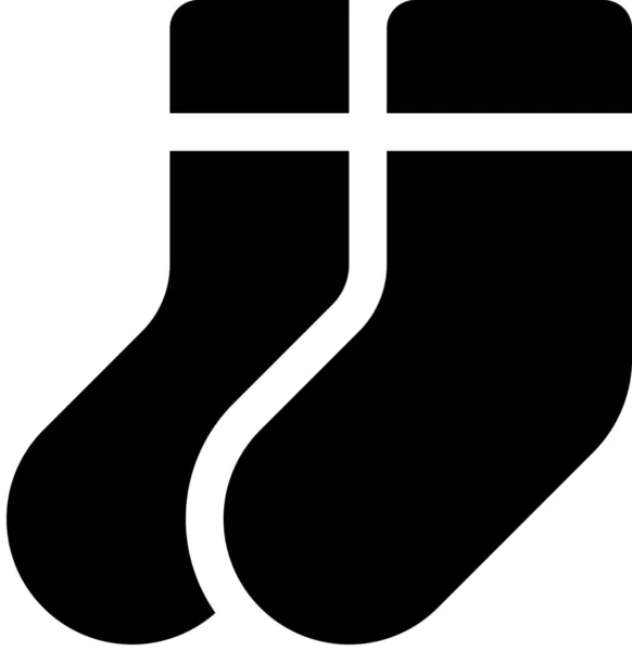 Calcetines Pierna Pies Icono — Vector de stock