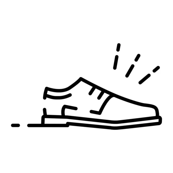 Icône Marié Chaussures Mode Dans Style Outline — Image vectorielle