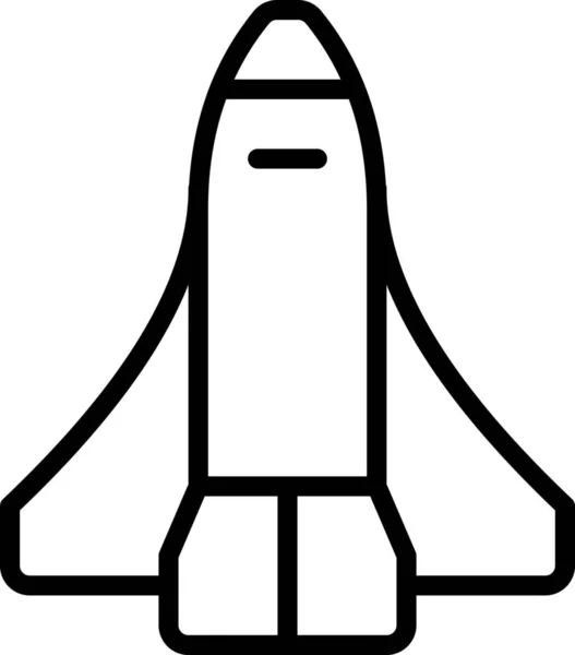 Boosters Crew Rocket Icon — Stock Vector