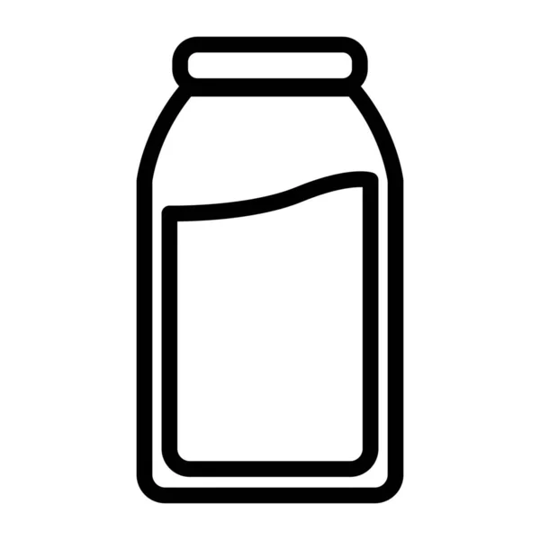 Beverage Calcium Drink Icon Outline Style — Stok Vektör