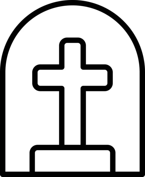 Ikona Kościoła Chrześcijańskiego Ołtarz — Wektor stockowy