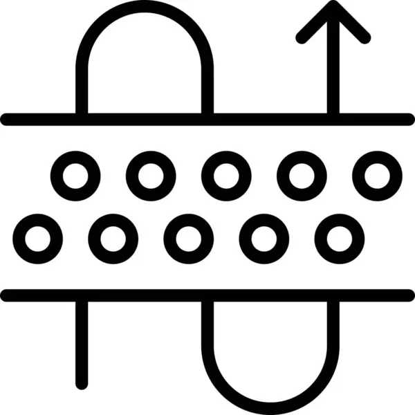 Icono Intercambio Tela Circulación — Archivo Imágenes Vectoriales