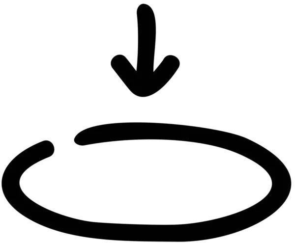Значок Розташування Кола Категорії Знаки Символи — стоковий вектор