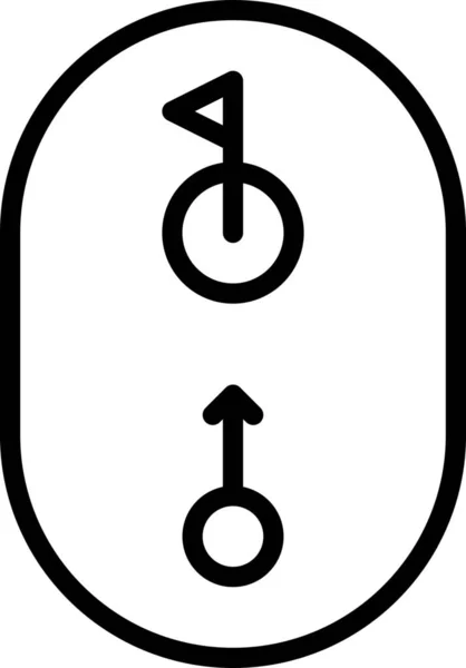 Икона Поля Гольфа — стоковый вектор