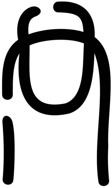Иконка Косметического Пальца Категории Одежда Аксессуары — стоковый вектор