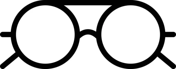 Brilbril Specs Pictogram — Stockvector