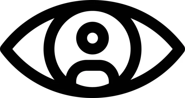 Ikona Pary Oczu Ludzkich — Wektor stockowy