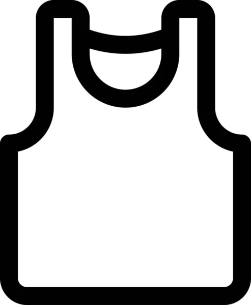 Maglietta Icona Abbigliamento Maschile — Vettoriale Stock
