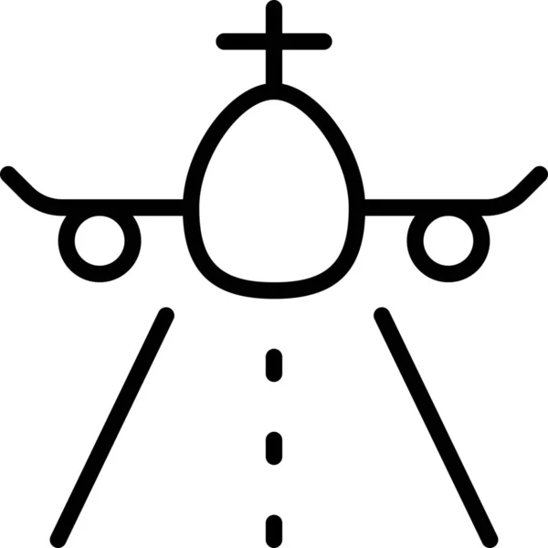 Піктограма Злітно Посадкової Смуги — стоковий вектор
