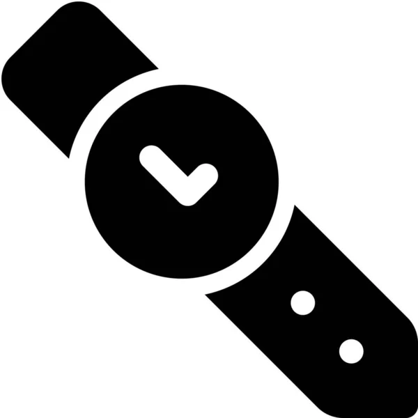 Accessoire Bras Horloge Icône — Image vectorielle