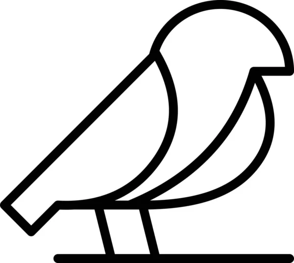 Tier Vogel Falken Ikone Der Kategorie Natur Natur Abenteuer — Stockvektor
