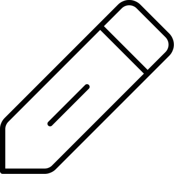 Bleistift Symbol Bearbeiten — Stockvektor