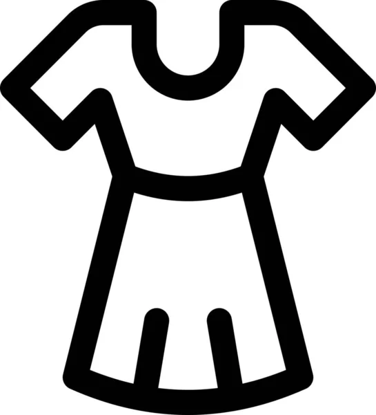 Kleding Kledingstuk Pictogram — Stockvector