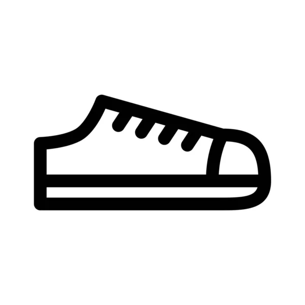 Fashion Footwear Shoe Icon Outline Style — Stock Vector