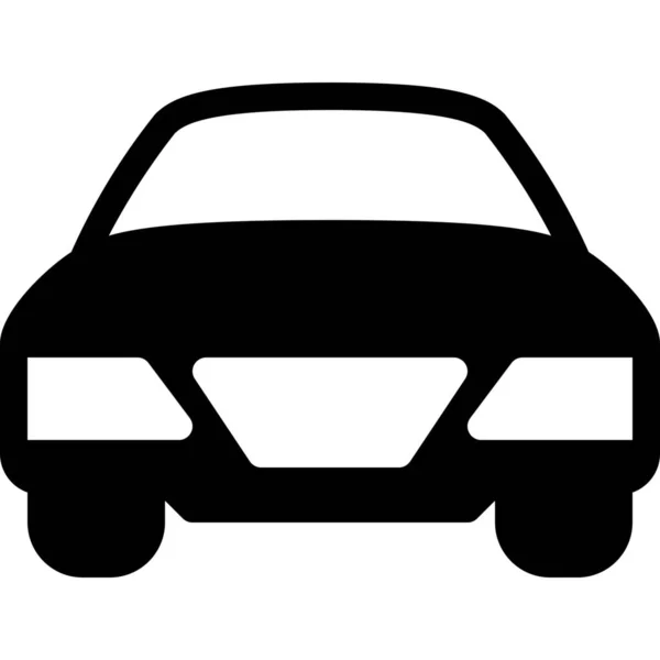 Auto Taxi Coche Icono — Vector de stock