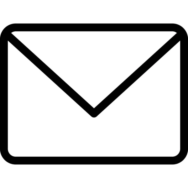 Email Envelopper Icône Mail — Image vectorielle