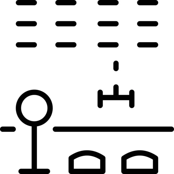 Spel Arcade Shooter Pictogram — Stockvector