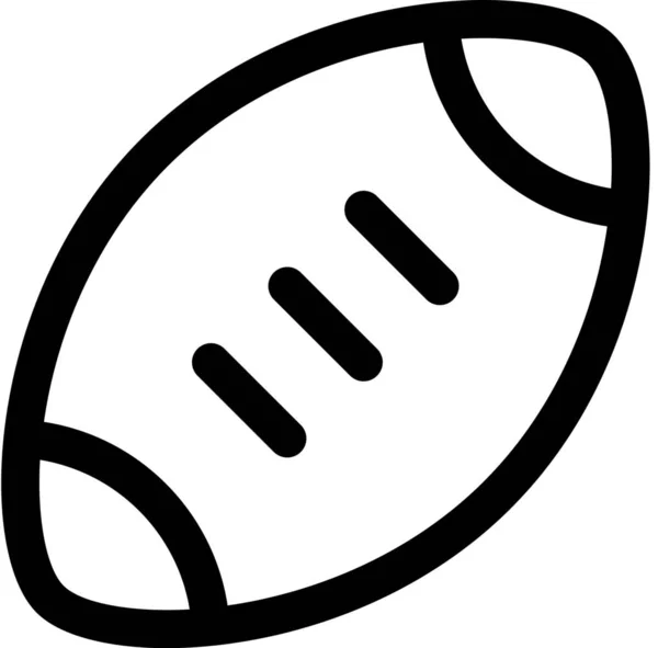 Ударний Футбольний Матч Значок — стоковий вектор