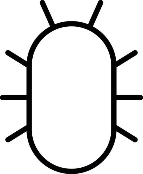 Bug Fail Insect Icon — Stock Vector