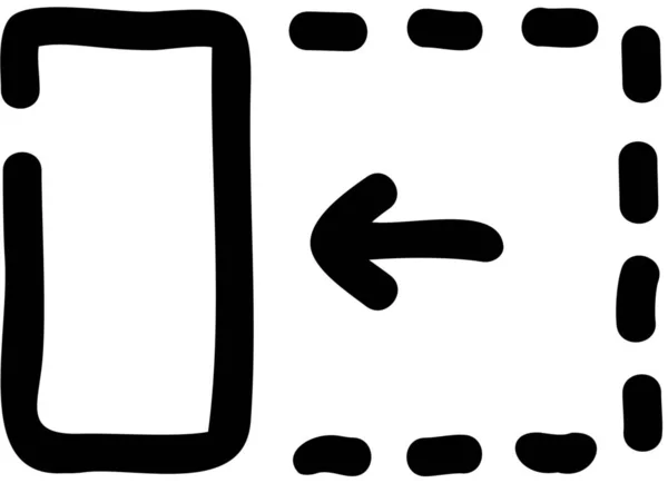 Піктограма Складеного Згину Категорії Знаки Символи — стоковий вектор