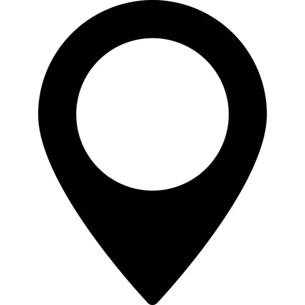 Geolocalización Ubicación Mapa Icono — Vector de stock