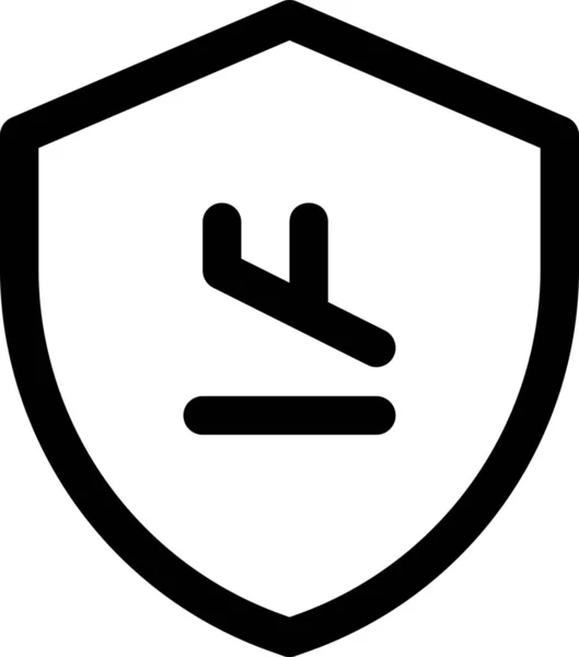 Icona Atterraggio Del Volo Aereo Nella Categoria Computer Sicurezza Internet — Vettoriale Stock