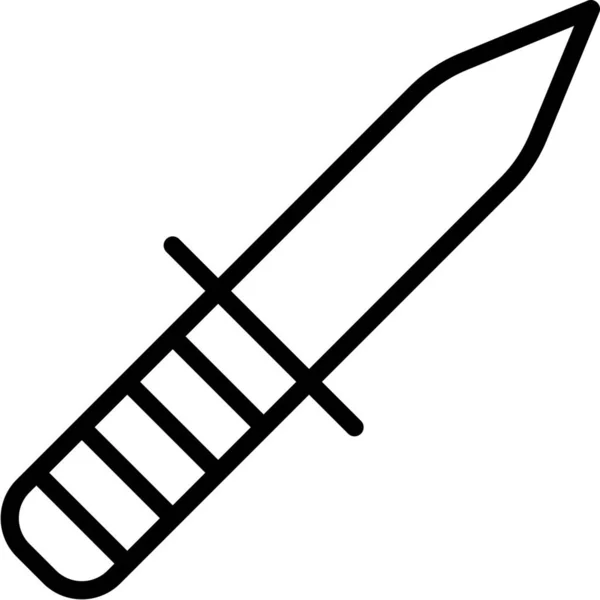 Symbolbild Mit Schrägstrichmesser — Stockvektor