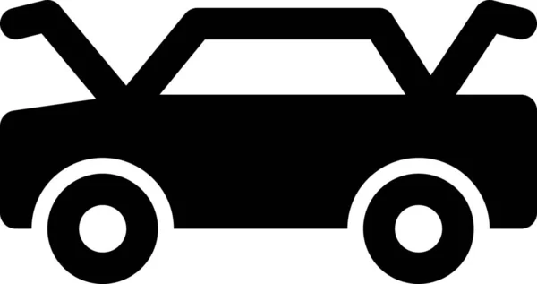 Icono Campana Del Coche Arranque Vehículos Modos Transporte Categoría — Vector de stock