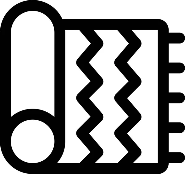 Tapis Plancher Décoratif Icône — Image vectorielle