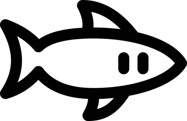Ζώο Ψάρια Ωκεανό Εικονίδιο Στην Κατηγορία Ζώα — Διανυσματικό Αρχείο