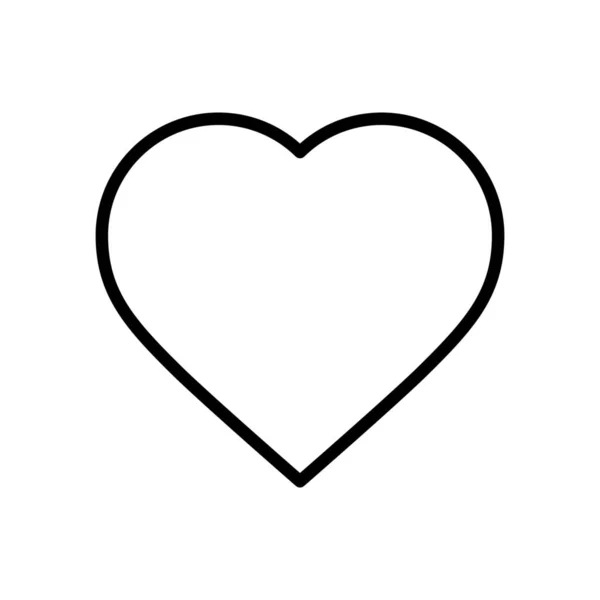 Иконка Гендерного Символа Сердца Стиле Outline — стоковый вектор