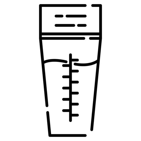 Babytaschenflaschensymbol Outline Stil — Stockvektor