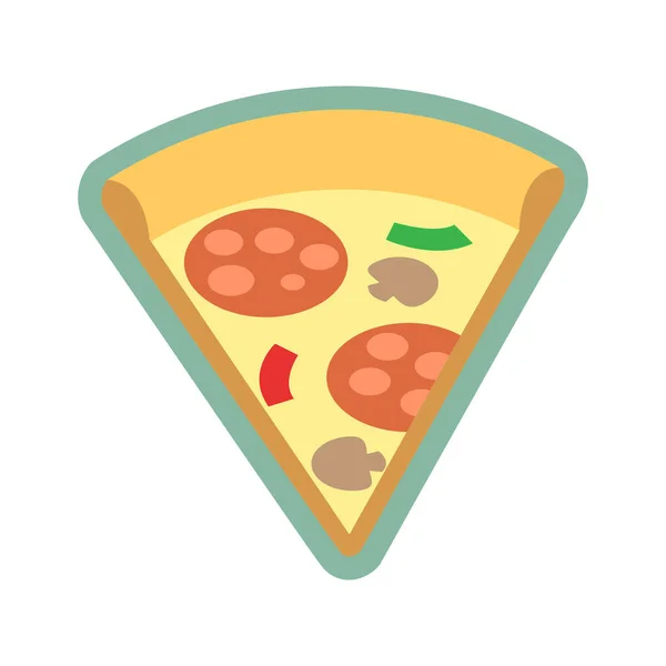 Comida Rápida Sobras Icono Estilo Plano — Vector de stock