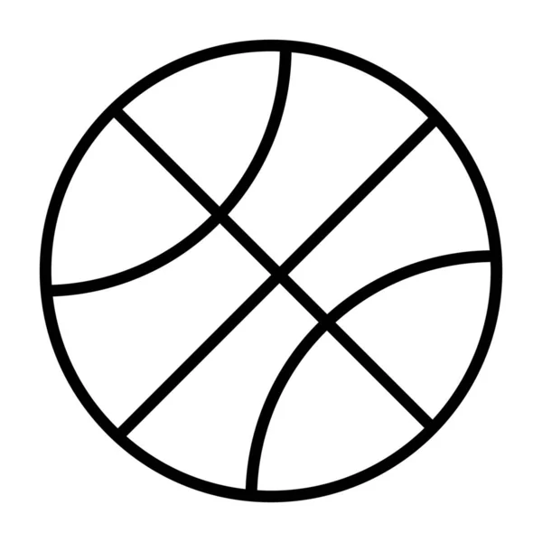 Basketball Nba Slam Dunk Symbol Outline Stil — Stockvektor