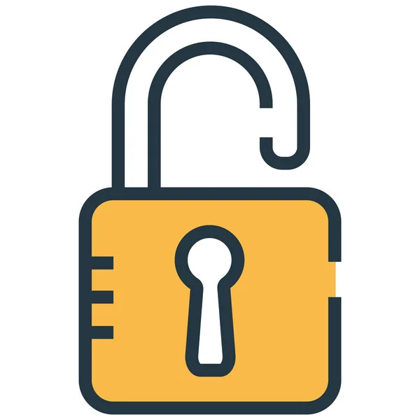 Ícone Proteção Privacidade Senha Estilo Esboço —  Vetores de Stock